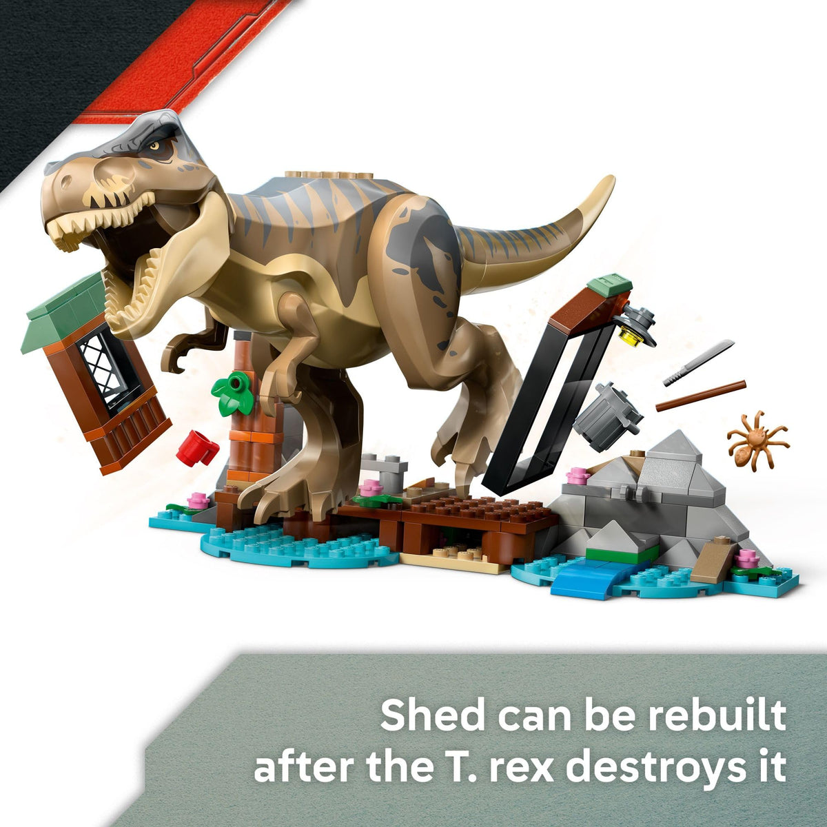LEGO Jurassic World ATV and accessories add variety to build-and-play sessions