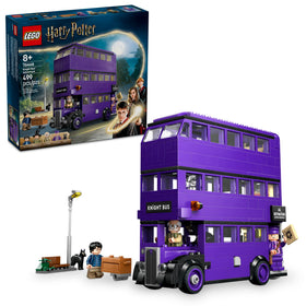 LEGO Knight Bus exterior front view for immersive Harry Potter playtime
