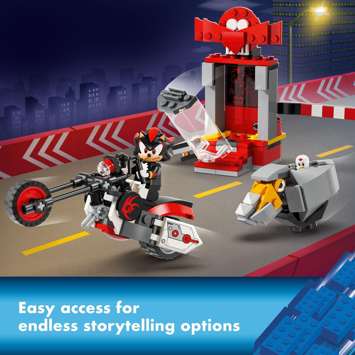 LEGO lab stasis chamber enhances dramatic moments with opening and closing features