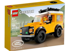 LEGO Land Rover Classic Defender roof rack detail, adds authentic exterior realism for display.