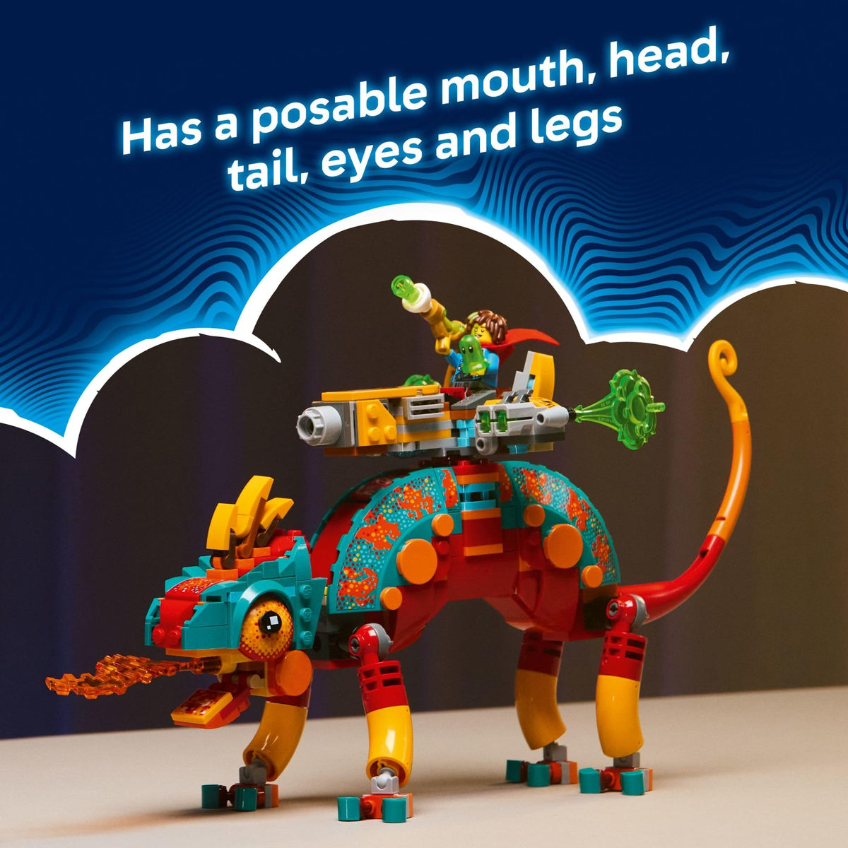 Modular boosters let kids mix this set with other DREAMZzz builds for new adventures.