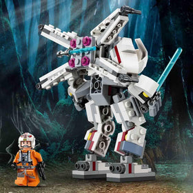 LEGO Luke Skywalker X-Wing Mech cockpit open for action scenes