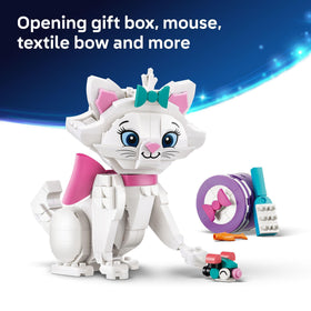 Marie pink bow removable accessory for customizable display options.