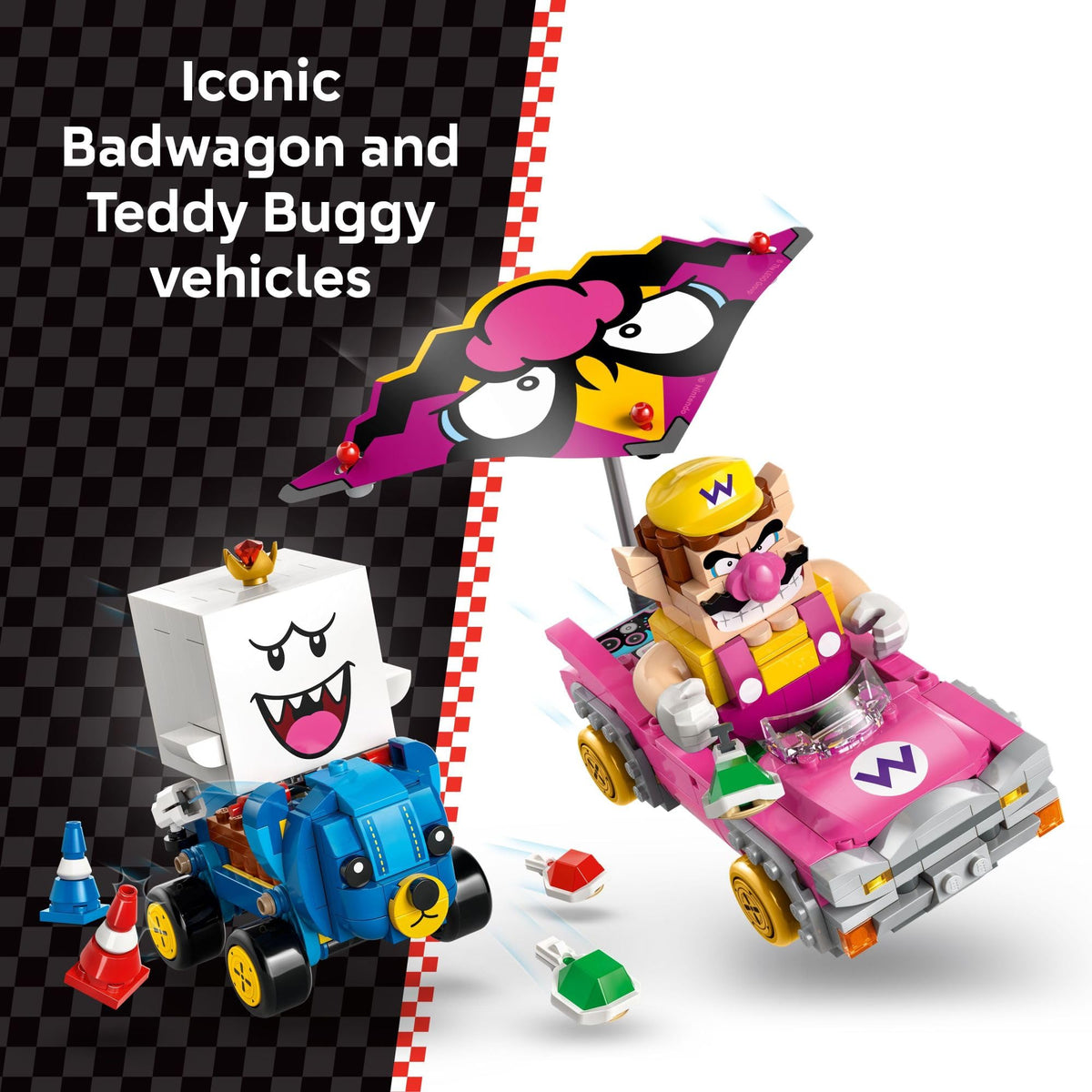 LEGO Super Mario King Boo Teddy Buggy image, inspiring spooky storytelling and play.