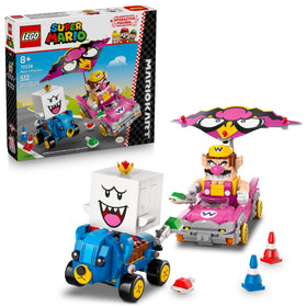 LEGO Super Mario Wario and King Boo Badwagon image, ready for imaginative racing adventures.