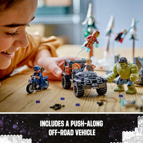 LEGO Marvel Avengers Age of Ultron off-road vehicle for dynamic chase scenes