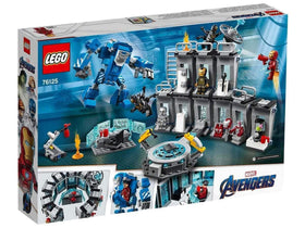 LEGO Marvel Avengers Iron Man Hall of Armor Igor Suit Mech adds a poseable cockpit.