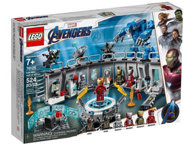 LEGO Marvel Avengers Iron Man Hall of Armor 76125 with modular setup for creative builds.