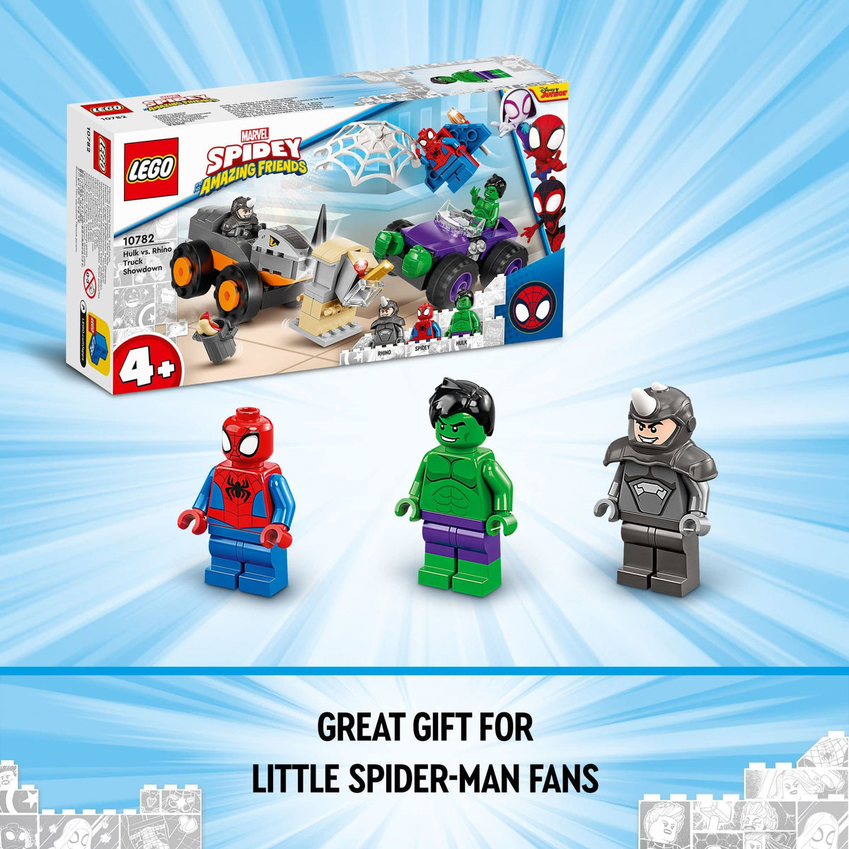 LEGO Marvel bank vault with figures ready for rescue missions