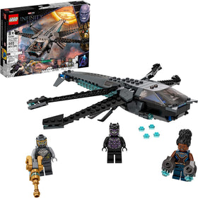 LEGO Marvel Black Panther Dragon Flyer 76186 front view for display and imaginative play