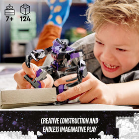 LEGO Marvel Black Panther Mech Armor jointed limbs enhance poseability for dynamic battles