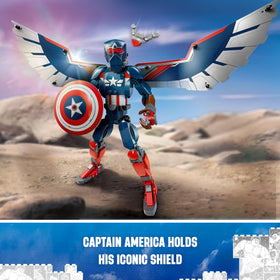 Captain America shield accessory for authentic superhero display and role play.