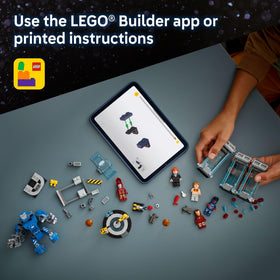 LEGO Marvel Iron Man lab scanning device for diagnostic-inspired play