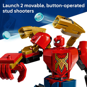 LEGO Marvel Mech Battle three minifigures for heroic storytelling.