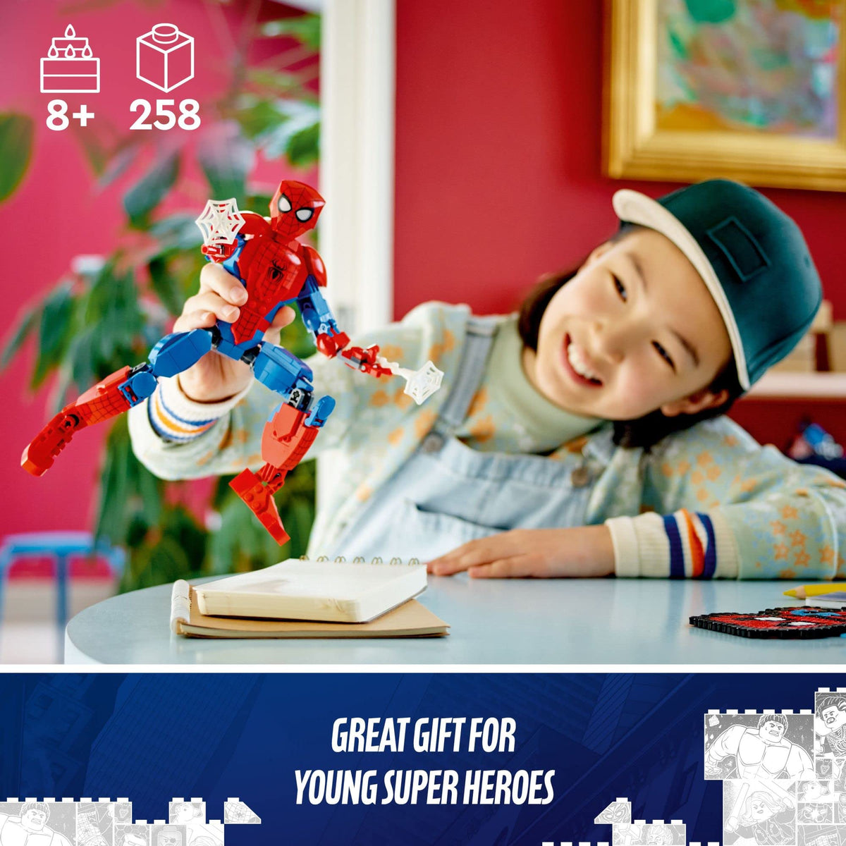 LEGO Marvel Spider-Man Figure 76226 ideal gift for kids ages 8 and up