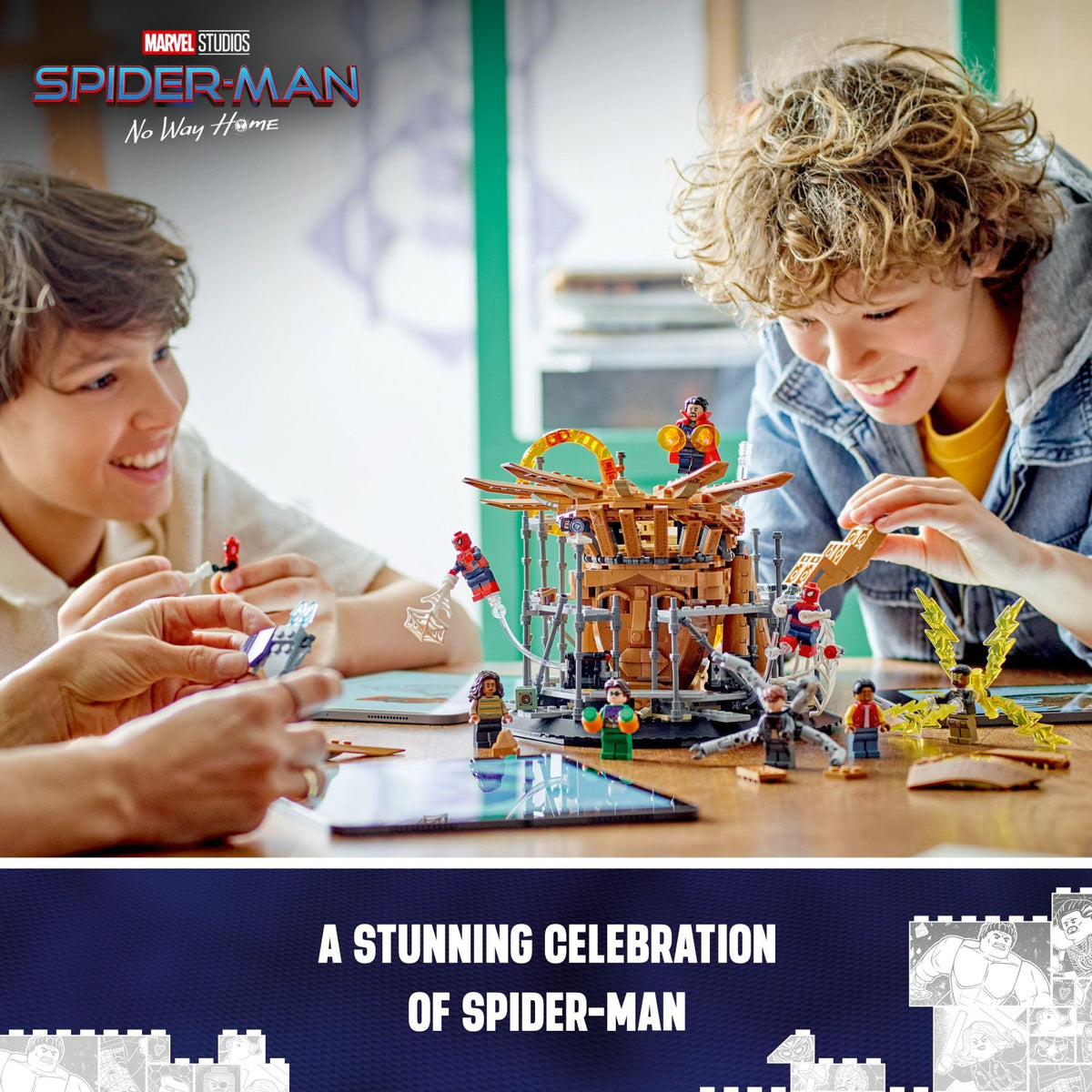 LEGO Marvel Spider-Man Final Battle minifigures lineup for imaginative battles