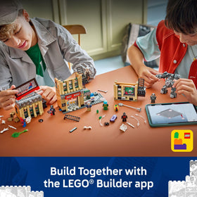 LEGO Rhino mech cockpit enables interactive poseable action sequences