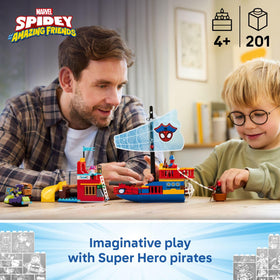 LEGO Marvel Spidey island with slide: colorful scene for action-packed storytelling.