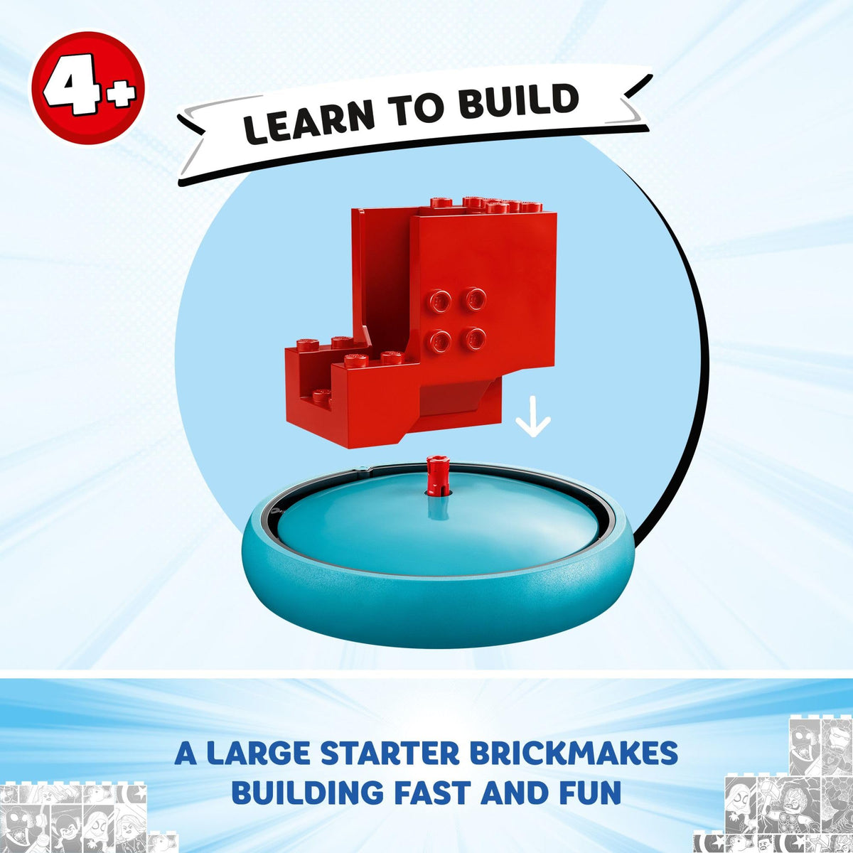 LEGO Marvel Spidey vs Green Goblin starter brick for easy starting builds