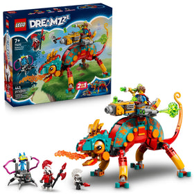 LEGO DREAMZzz Mateo's Fire Chameleon build offers action-packed pretend play with a poseable chameleon.