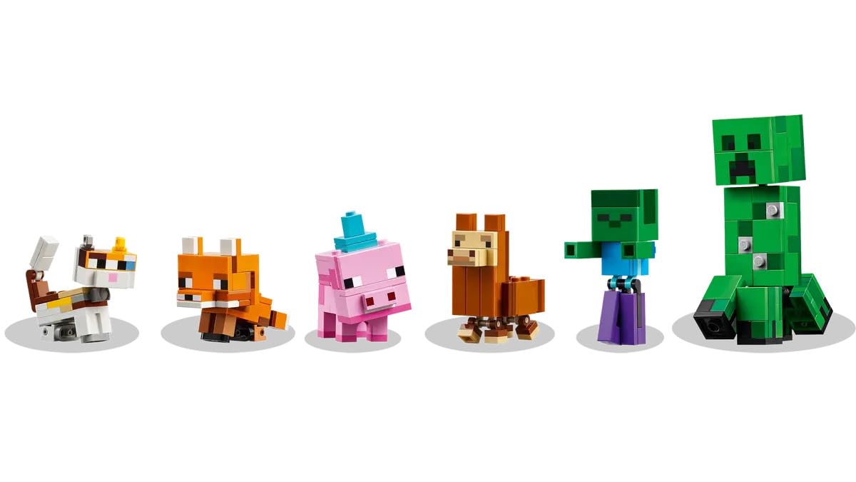 LEGO Minecraft 21281 fox figure complements party scenes