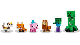LEGO Minecraft 21281 fox figure complements party scenes