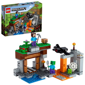 LEGO Minecraft Abandoned Mine front view invites imaginative play and real-world exploration.