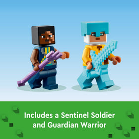 LEGO Minecraft Allay and Pig miniatures add friendly detail and charm.