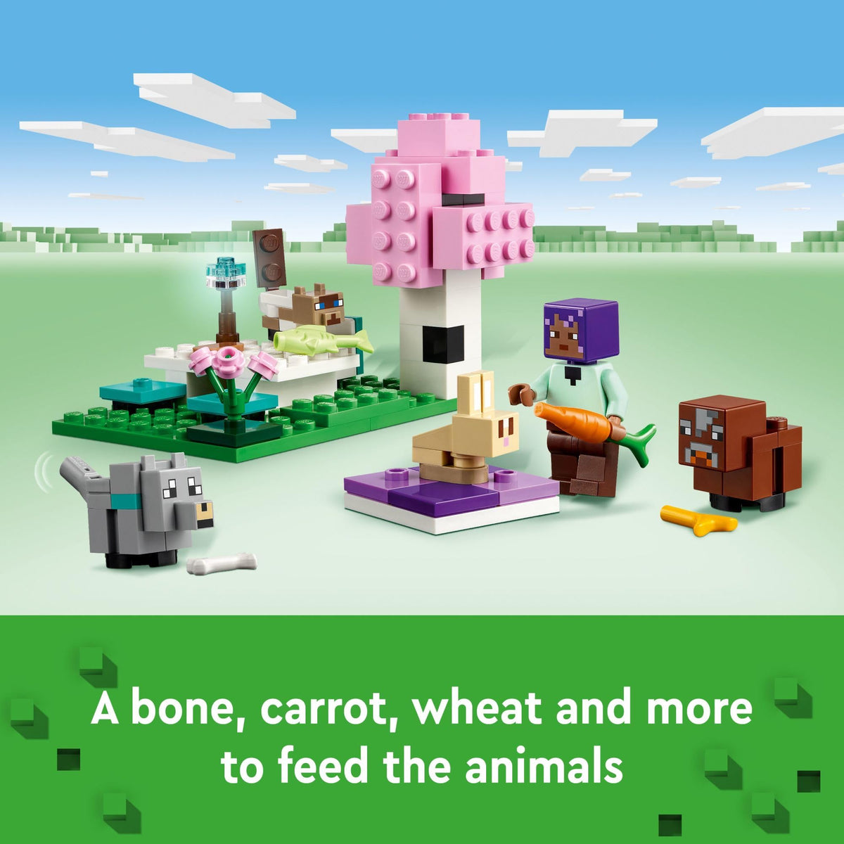 LEGO Minecraft Animal Sanctuary caretaker Efe enhances storytelling