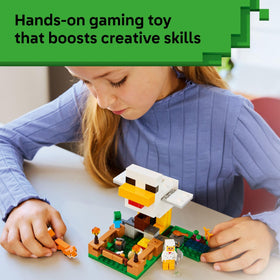 LEGO Minecraft Chicken Farm Chicken Fan minifigure and friends for role play