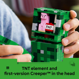LEGO Minecraft Creeper display-ready – ideal for bedroom or playroom decor
