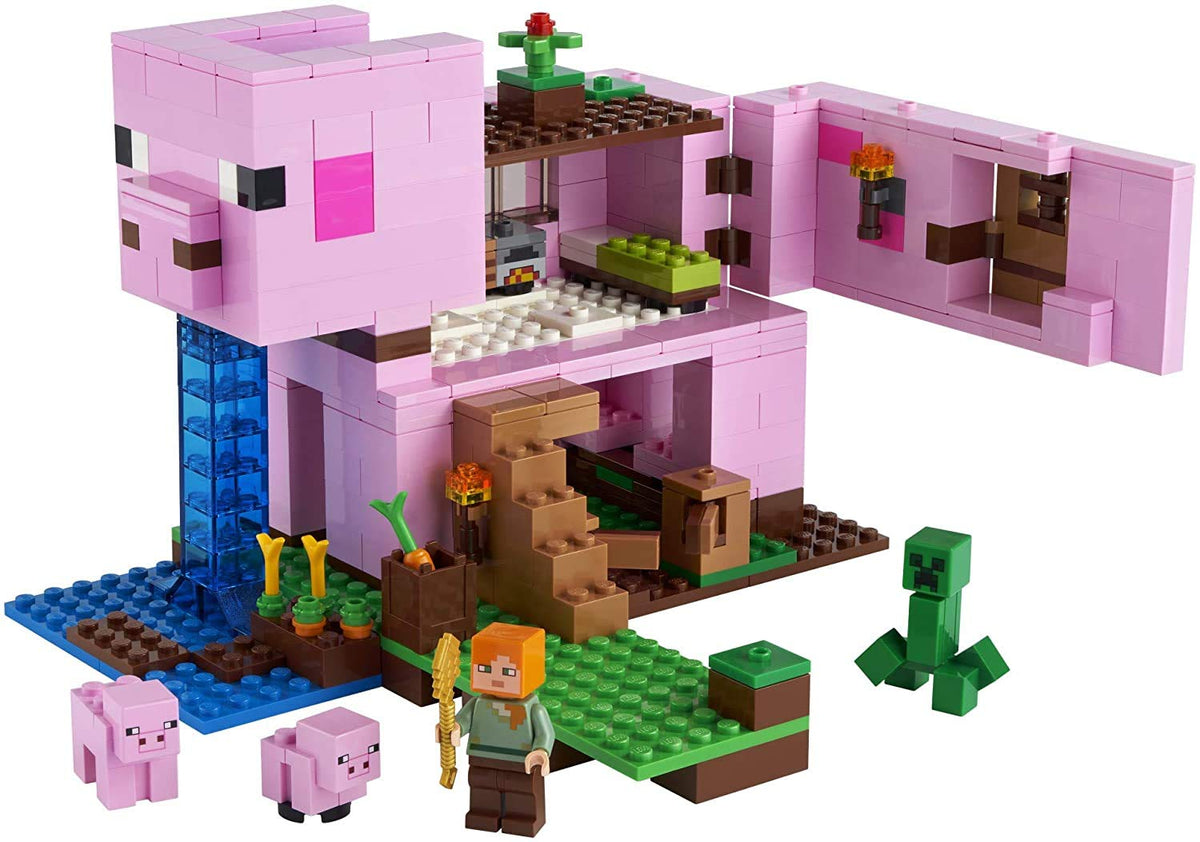LEGO Minecraft Creeper figure adds iconic surprise moment.