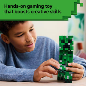 LEGO Minecraft Creeper poseable legs – enables dynamic posing for display