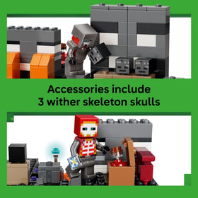 LEGO Minecraft Crimson Warrior figure showcases a hero ready for adventures.