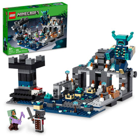 LEGO Minecraft Deep Dark Battle ancient city scene inviting epic imaginative play