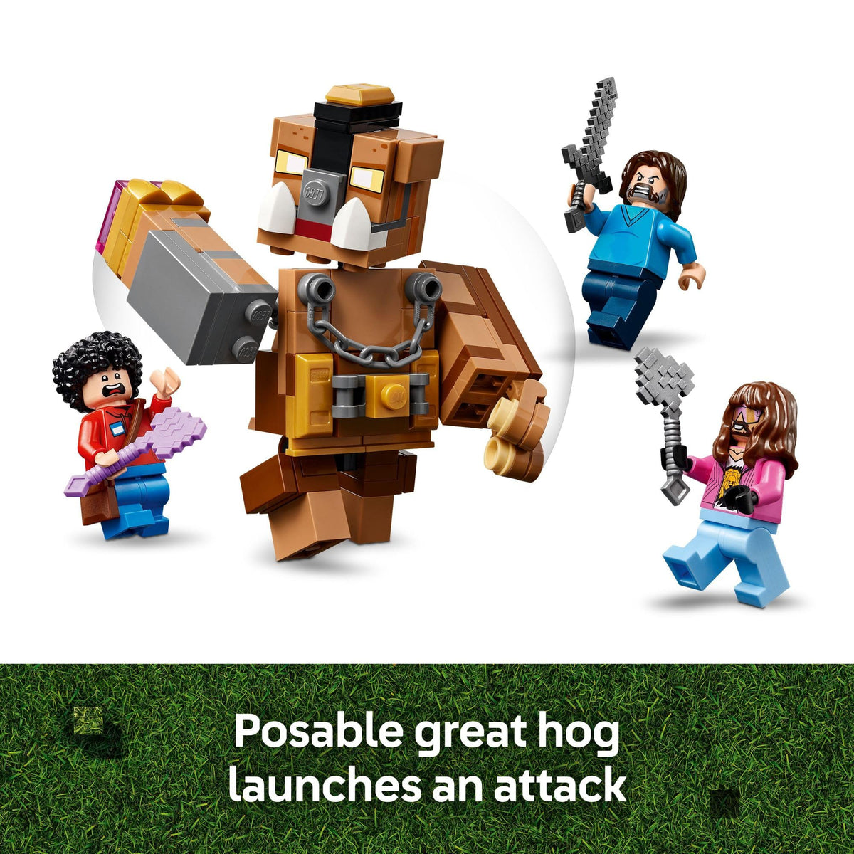 Henry figure adds versatility to LEGO Minecraft action scenes