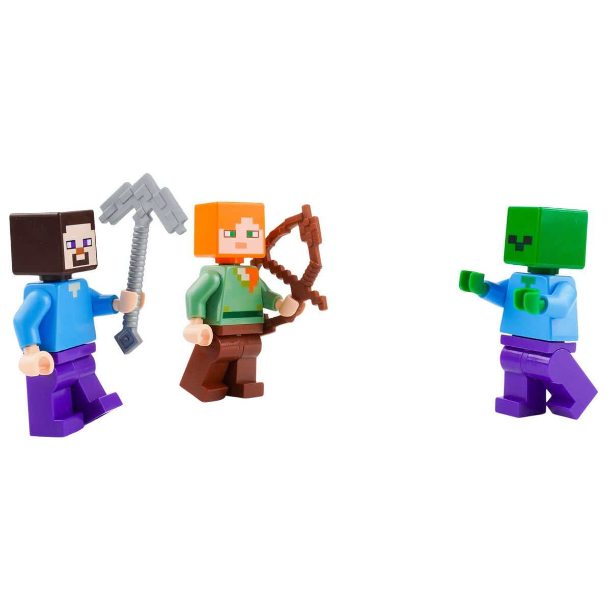 LEGO Minecraft Steve minifigure for imaginative play sessions.