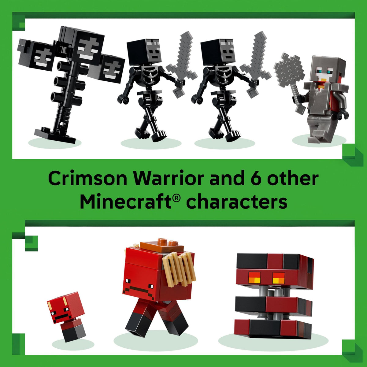 LEGO Minecraft Strider and baby strider expand movement storytelling options.