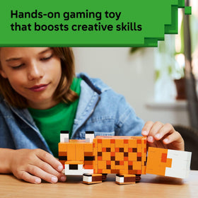 LEGO Minecraft The Fox accessories includes berries and an egg for pretend play