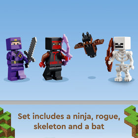 LEGO Minecraft Training Grounds modular build enables flexible play experiences.