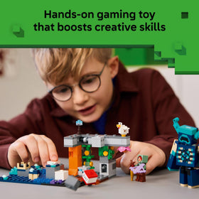 LEGO Minecraft Warden Encounter TNT explosion feature for dynamic play