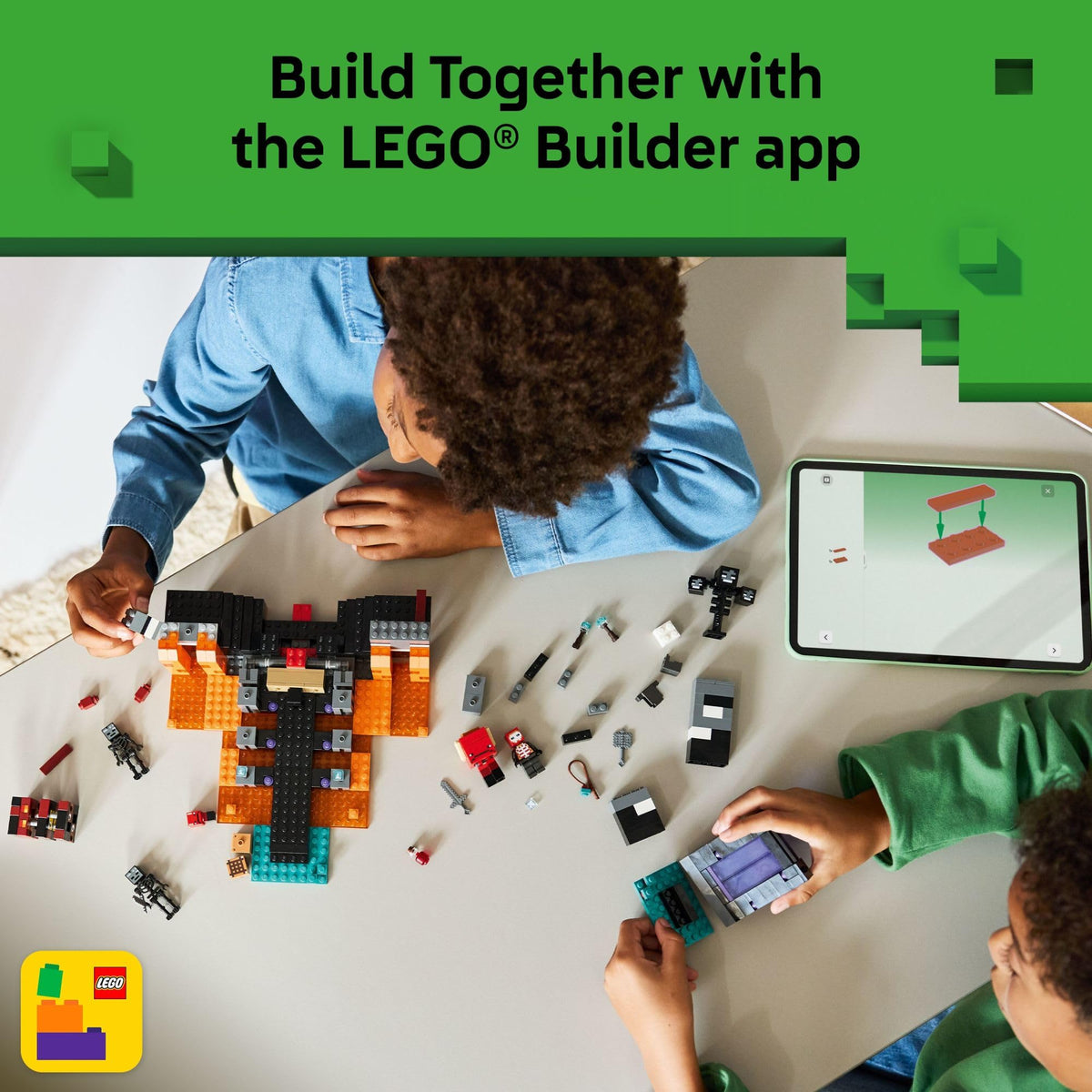LEGO Minecraft Wither Battle explosion feature creates climactic moments safely.