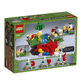 LEGO Minecraft The Wool Farm decorative structures inspire creative building.
