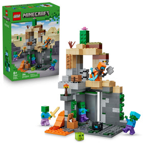 LEGO Minecraft Zombie Dungeon Wastelands Wanderer figure for imaginative play
