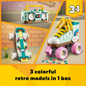 LEGO mini skateboard model with four moving wheels for fast pretend adventures