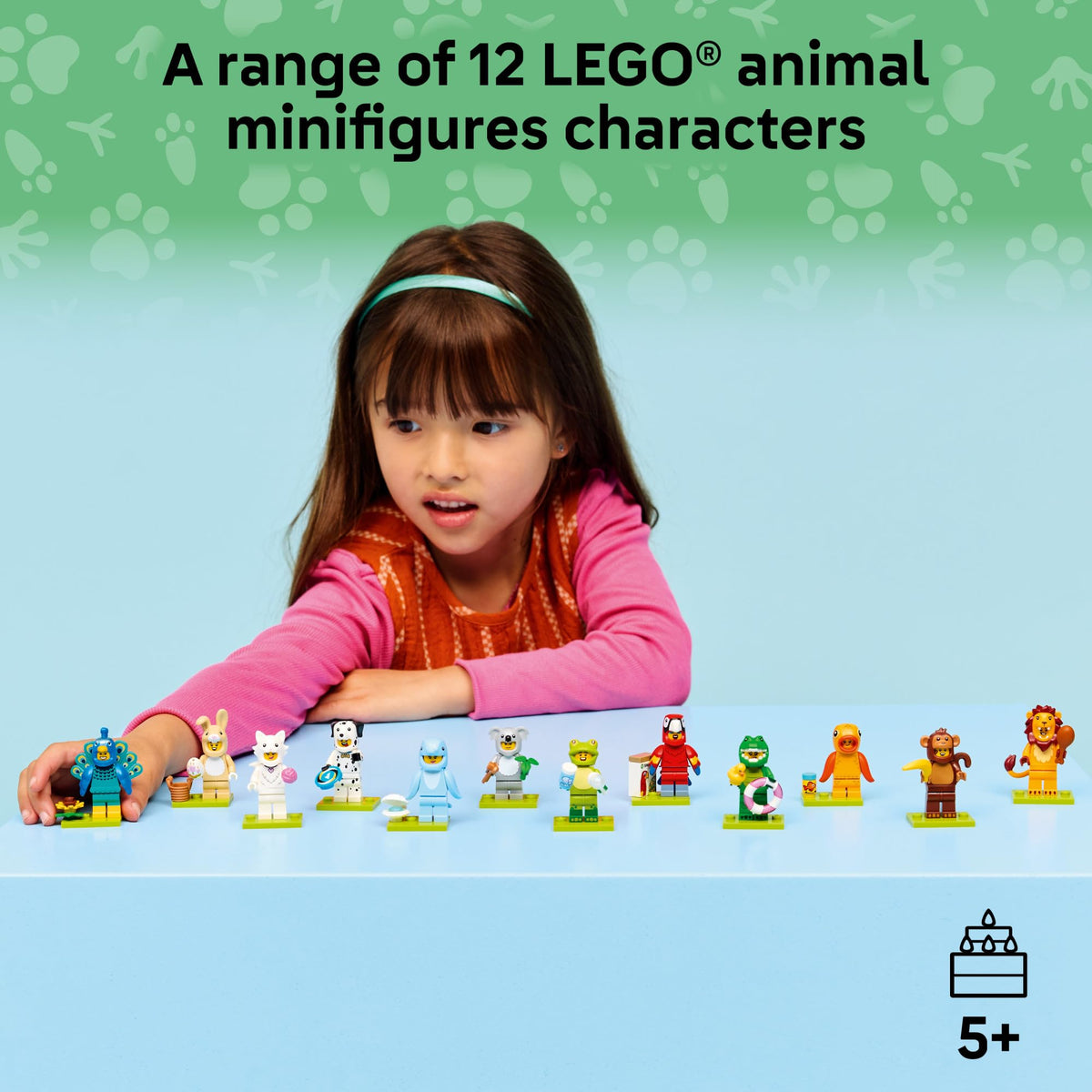 LEGO Minifigures Animal Series 28 six-pack with accessories boosts imaginative storytelling.