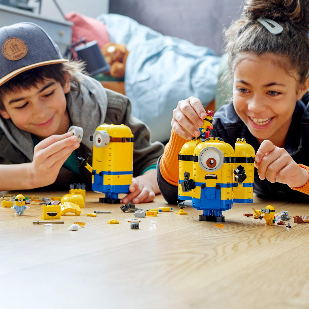 LEGO Minions accessories like tools and hats for role-play