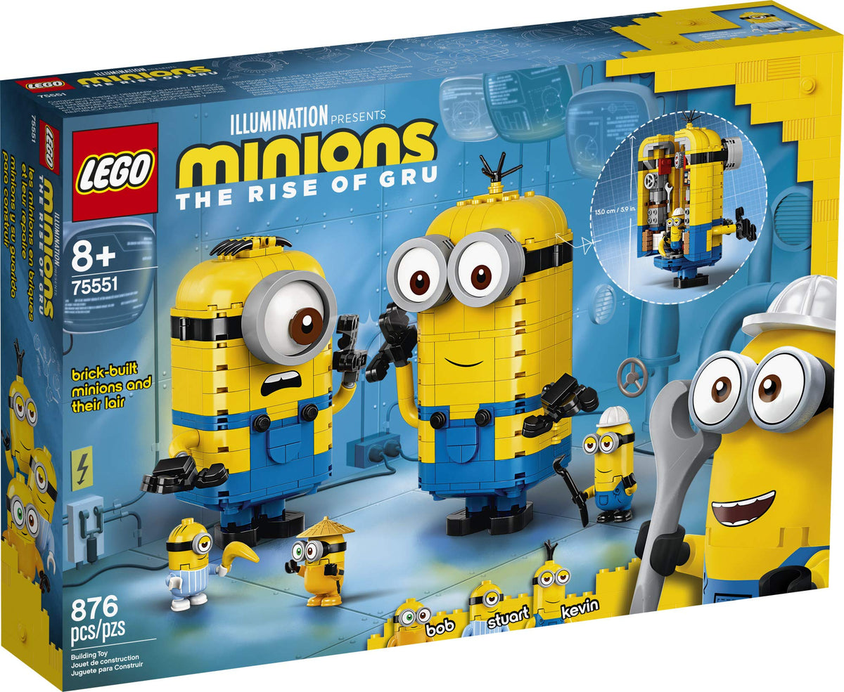 LEGO Minions Kevin transforming into Bob for kung fu adventures