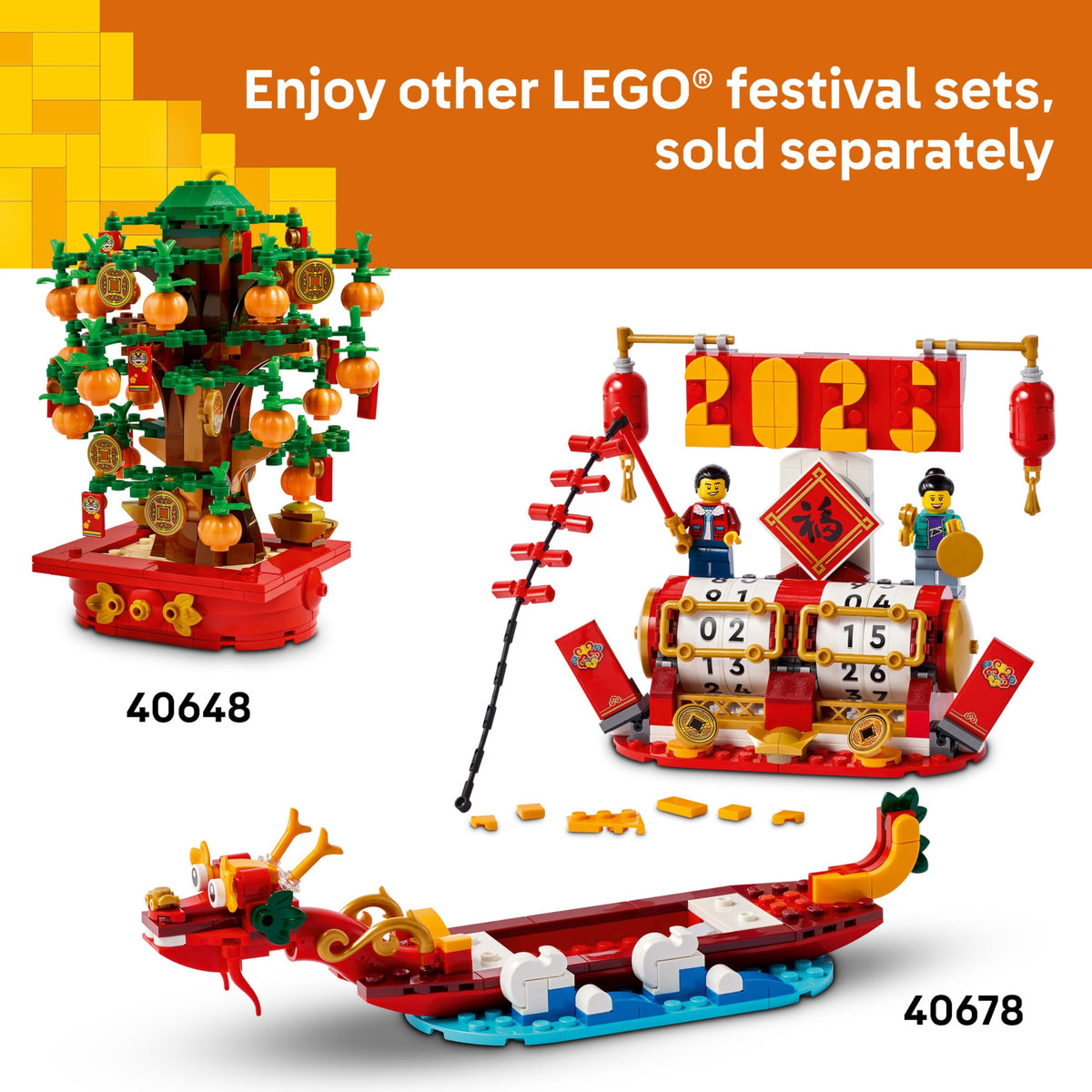 LEGO Money Tree completed display as a seasonal centerpiece