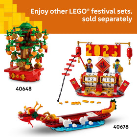 LEGO Money Tree completed display as a seasonal centerpiece